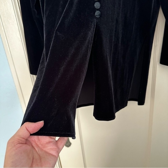 JBS Vintage Blouse Black Velvet  8P - Picture 4 of 10